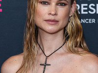 Namibian model Behati Prinsloo arrives at The Women's Cancer Research Fund's An Unforgettable Evening Benefit Gala 2023 held at the Beverly...