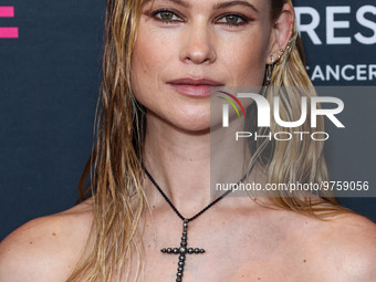 Namibian model Behati Prinsloo arrives at The Women's Cancer Research Fund's An Unforgettable Evening Benefit Gala 2023 held at the Beverly...