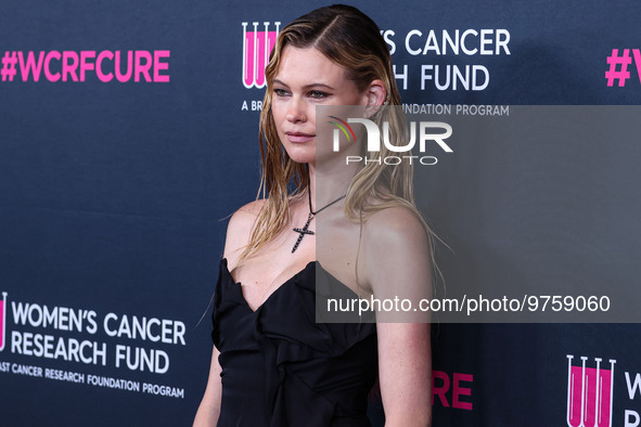 Namibian model Behati Prinsloo arrives at The Women's Cancer Research Fund's An Unforgettable Evening Benefit Gala 2023 held at the Beverly...