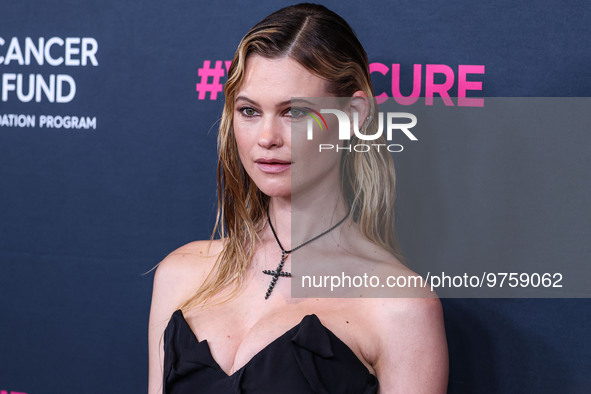 Namibian model Behati Prinsloo arrives at The Women's Cancer Research Fund's An Unforgettable Evening Benefit Gala 2023 held at the Beverly...