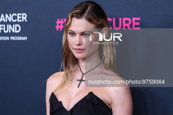 Namibian model Behati Prinsloo arrives at The Women's Cancer Research Fund's An Unforgettable Evening Benefit Gala 2023 held at the Beverly...