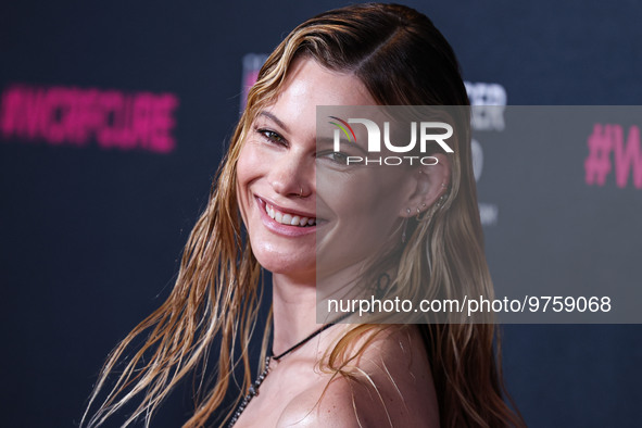 Namibian model Behati Prinsloo arrives at The Women's Cancer Research Fund's An Unforgettable Evening Benefit Gala 2023 held at the Beverly...