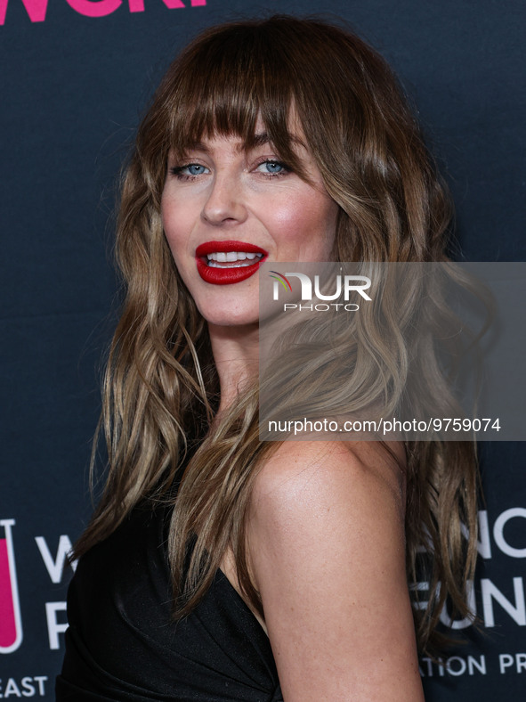 American dancer, actress and singer Julianne Hough arrives at The Women's Cancer Research Fund's An Unforgettable Evening Benefit Gala 2023...