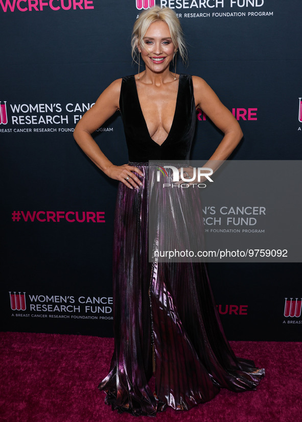 Australian actress and model Nicky Whelan arrives at The Women's Cancer Research Fund's An Unforgettable Evening Benefit Gala 2023 held at t...