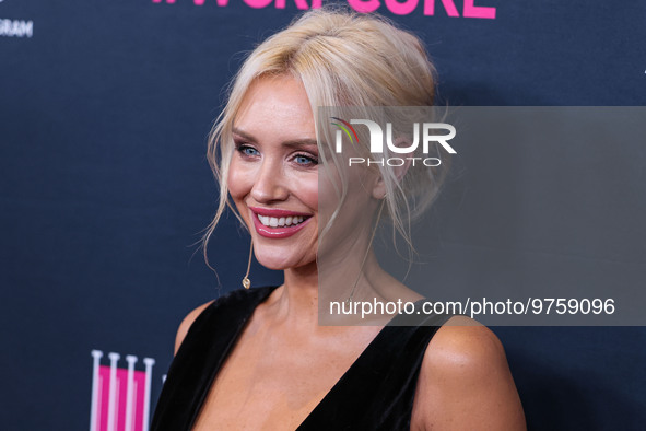 Australian actress and model Nicky Whelan arrives at The Women's Cancer Research Fund's An Unforgettable Evening Benefit Gala 2023 held at t...