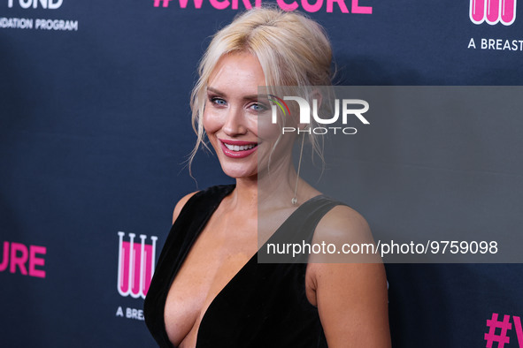 Australian actress and model Nicky Whelan arrives at The Women's Cancer Research Fund's An Unforgettable Evening Benefit Gala 2023 held at t...