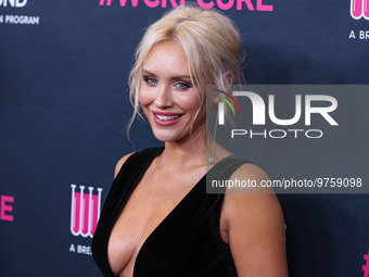 Australian actress and model Nicky Whelan arrives at The Women's Cancer Research Fund's An Unforgettable Evening Benefit Gala 2023 held at t...