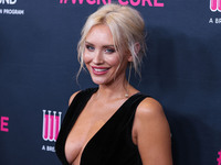 Australian actress and model Nicky Whelan arrives at The Women's Cancer Research Fund's An Unforgettable Evening Benefit Gala 2023 held at t...