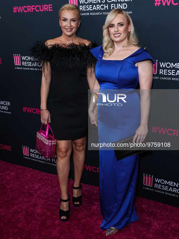 Ramona Agruma and girlfriend/Australian actress Rebel Wilson arrive at The Women's Cancer Research Fund's An Unforgettable Evening Benefit G...