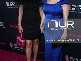 Ramona Agruma and girlfriend/Australian actress Rebel Wilson arrive at The Women's Cancer Research Fund's An Unforgettable Evening Benefit G...