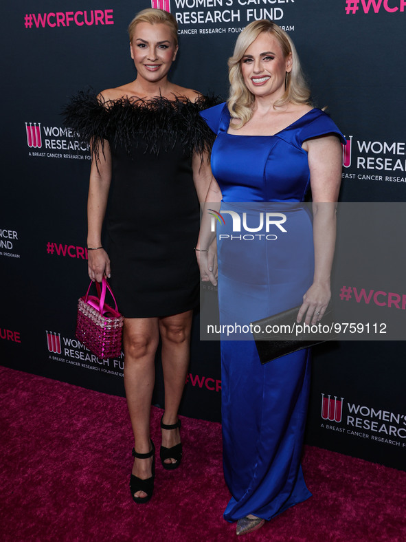 Ramona Agruma and girlfriend/Australian actress Rebel Wilson arrive at The Women's Cancer Research Fund's An Unforgettable Evening Benefit G...