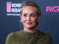 American actress Sharon Stone arrives at The Women's Cancer Research Fund's An Unforgettable Evening Benefit Gala 2023 held at the Beverly W...