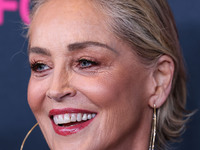 American actress Sharon Stone arrives at The Women's Cancer Research Fund's An Unforgettable Evening Benefit Gala 2023 held at the Beverly W...