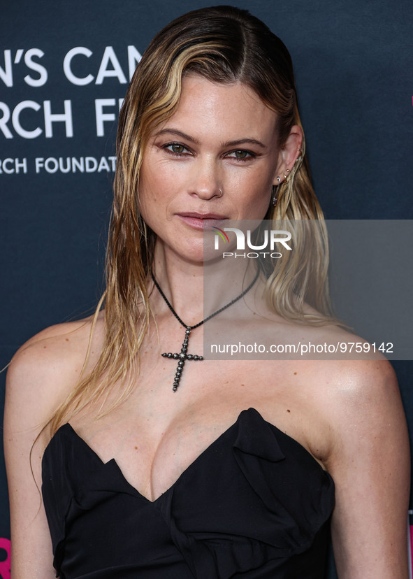 Namibian model Behati Prinsloo arrives at The Women's Cancer Research Fund's An Unforgettable Evening Benefit Gala 2023 held at the Beverly...