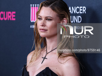 Namibian model Behati Prinsloo arrives at The Women's Cancer Research Fund's An Unforgettable Evening Benefit Gala 2023 held at the Beverly...