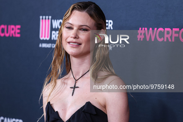 Namibian model Behati Prinsloo arrives at The Women's Cancer Research Fund's An Unforgettable Evening Benefit Gala 2023 held at the Beverly...