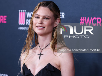 Namibian model Behati Prinsloo arrives at The Women's Cancer Research Fund's An Unforgettable Evening Benefit Gala 2023 held at the Beverly...