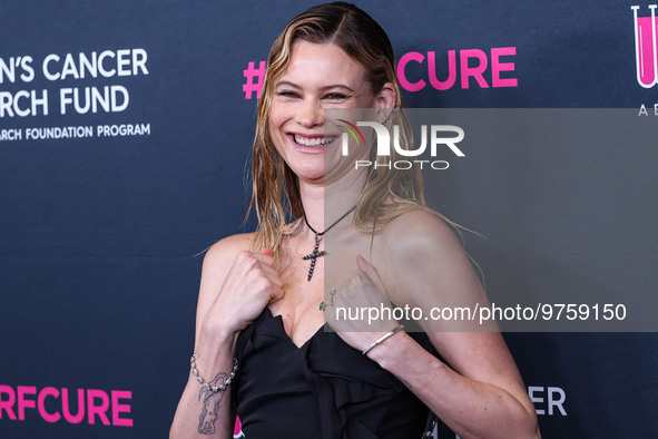 Namibian model Behati Prinsloo arrives at The Women's Cancer Research Fund's An Unforgettable Evening Benefit Gala 2023 held at the Beverly...