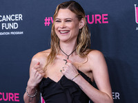 Namibian model Behati Prinsloo arrives at The Women's Cancer Research Fund's An Unforgettable Evening Benefit Gala 2023 held at the Beverly...