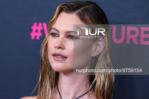 Namibian model Behati Prinsloo arrives at The Women's Cancer Research Fund's An Unforgettable Evening Benefit Gala 2023 held at the Beverly...