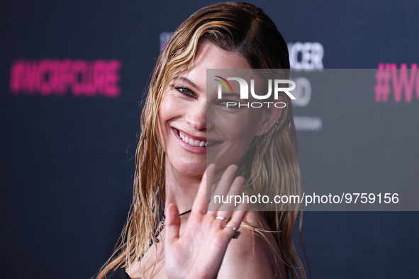 Namibian model Behati Prinsloo arrives at The Women's Cancer Research Fund's An Unforgettable Evening Benefit Gala 2023 held at the Beverly...