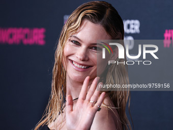 Namibian model Behati Prinsloo arrives at The Women's Cancer Research Fund's An Unforgettable Evening Benefit Gala 2023 held at the Beverly...