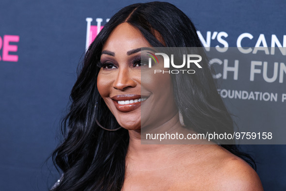 American model, reality television personality and actress Cynthia Bailey arrives at The Women's Cancer Research Fund's An Unforgettable Eve...