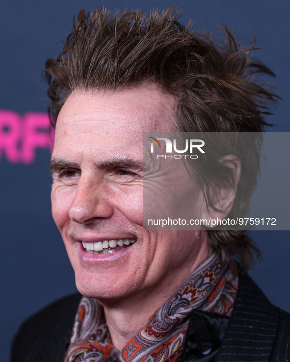 British musician John Taylor of English rock band Duran Duran arrives at The Women's Cancer Research Fund's An Unforgettable Evening Benefit...