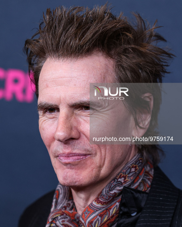 British musician John Taylor of English rock band Duran Duran arrives at The Women's Cancer Research Fund's An Unforgettable Evening Benefit...