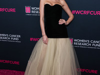 Australian model Megan Blake Irwin arrives at The Women's Cancer Research Fund's An Unforgettable Evening Benefit Gala 2023 held at the Beve...