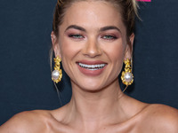 Australian model Megan Blake Irwin arrives at The Women's Cancer Research Fund's An Unforgettable Evening Benefit Gala 2023 held at the Beve...