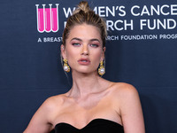 Australian model Megan Blake Irwin arrives at The Women's Cancer Research Fund's An Unforgettable Evening Benefit Gala 2023 held at the Beve...