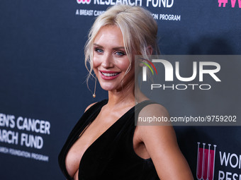 Australian actress and model Nicky Whelan arrives at The Women's Cancer Research Fund's An Unforgettable Evening Benefit Gala 2023 held at t...