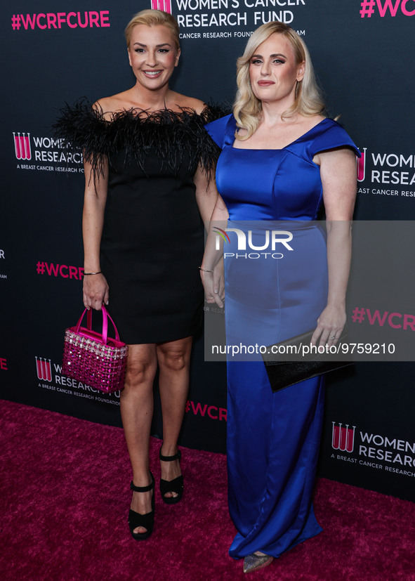 Ramona Agruma and girlfriend/Australian actress Rebel Wilson arrive at The Women's Cancer Research Fund's An Unforgettable Evening Benefit G...