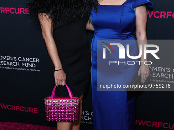 Ramona Agruma and girlfriend/Australian actress Rebel Wilson arrive at The Women's Cancer Research Fund's An Unforgettable Evening Benefit G...