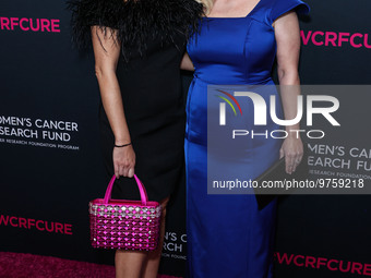 Ramona Agruma and girlfriend/Australian actress Rebel Wilson arrive at The Women's Cancer Research Fund's An Unforgettable Evening Benefit G...