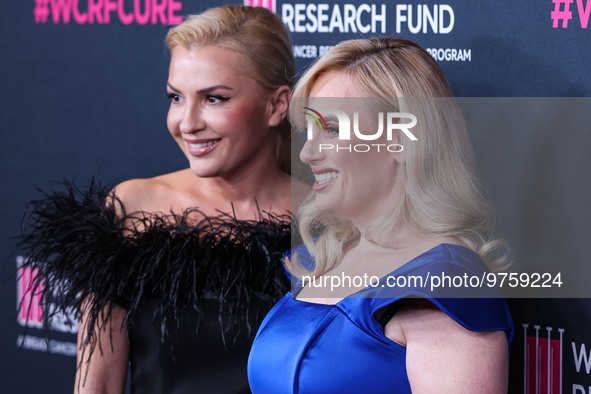 Ramona Agruma and girlfriend/Australian actress Rebel Wilson arrive at The Women's Cancer Research Fund's An Unforgettable Evening Benefit G...