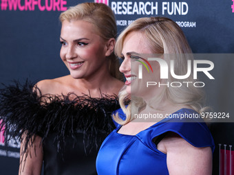 Ramona Agruma and girlfriend/Australian actress Rebel Wilson arrive at The Women's Cancer Research Fund's An Unforgettable Evening Benefit G...