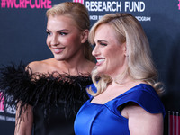 Ramona Agruma and girlfriend/Australian actress Rebel Wilson arrive at The Women's Cancer Research Fund's An Unforgettable Evening Benefit G...