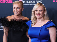 Ramona Agruma and girlfriend/Australian actress Rebel Wilson arrive at The Women's Cancer Research Fund's An Unforgettable Evening Benefit G...