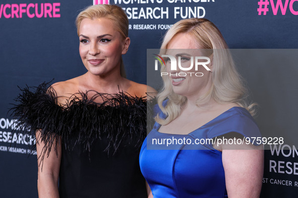 Ramona Agruma and girlfriend/Australian actress Rebel Wilson arrive at The Women's Cancer Research Fund's An Unforgettable Evening Benefit G...