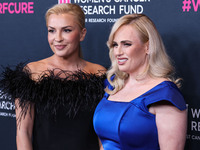 Ramona Agruma and girlfriend/Australian actress Rebel Wilson arrive at The Women's Cancer Research Fund's An Unforgettable Evening Benefit G...