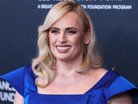 Australian actress, comedian, writer, singer and producer Rebel Wilson arrives at The Women's Cancer Research Fund's An Unforgettable Evenin...