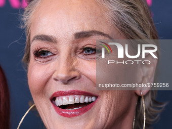 American actress Sharon Stone arrives at The Women's Cancer Research Fund's An Unforgettable Evening Benefit Gala 2023 held at the Beverly W...