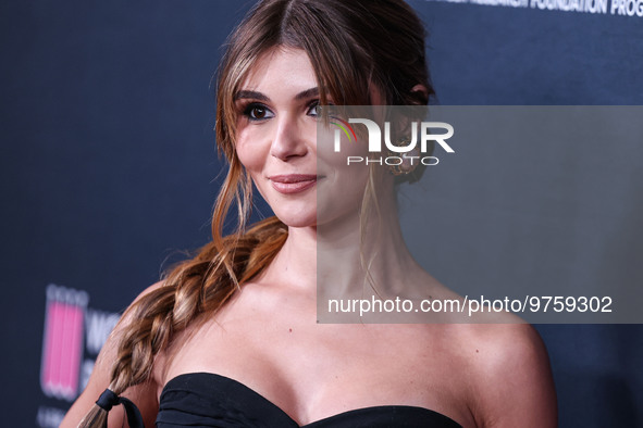 American YouTuber Olivia Jade Giannulli arrives at The Women's Cancer Research Fund's An Unforgettable Evening Benefit Gala 2023 held at the...