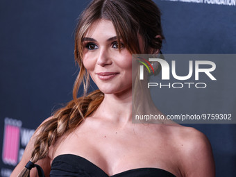 American YouTuber Olivia Jade Giannulli arrives at The Women's Cancer Research Fund's An Unforgettable Evening Benefit Gala 2023 held at the...