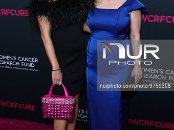 Ramona Agruma and girlfriend/Australian actress Rebel Wilson arrive at The Women's Cancer Research Fund's An Unforgettable Evening Benefit G...