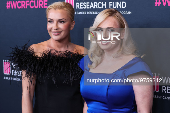 Ramona Agruma and girlfriend/Australian actress Rebel Wilson arrive at The Women's Cancer Research Fund's An Unforgettable Evening Benefit G...