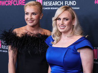 Ramona Agruma and girlfriend/Australian actress Rebel Wilson arrive at The Women's Cancer Research Fund's An Unforgettable Evening Benefit G...