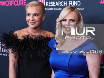 Ramona Agruma and girlfriend/Australian actress Rebel Wilson arrive at The Women's Cancer Research Fund's An Unforgettable Evening Benefit G...